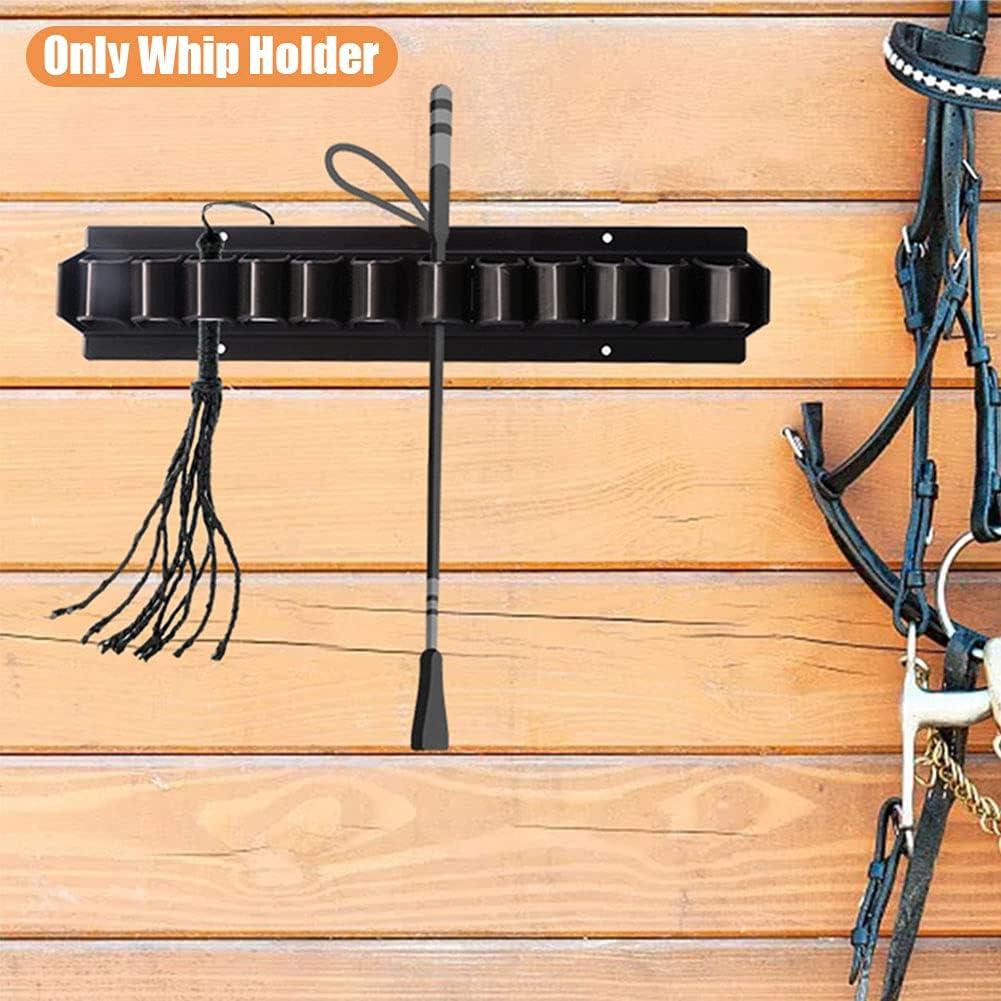 How We Tamed Tack Clutter with This Sleek Wall-Mounted Whip Rack