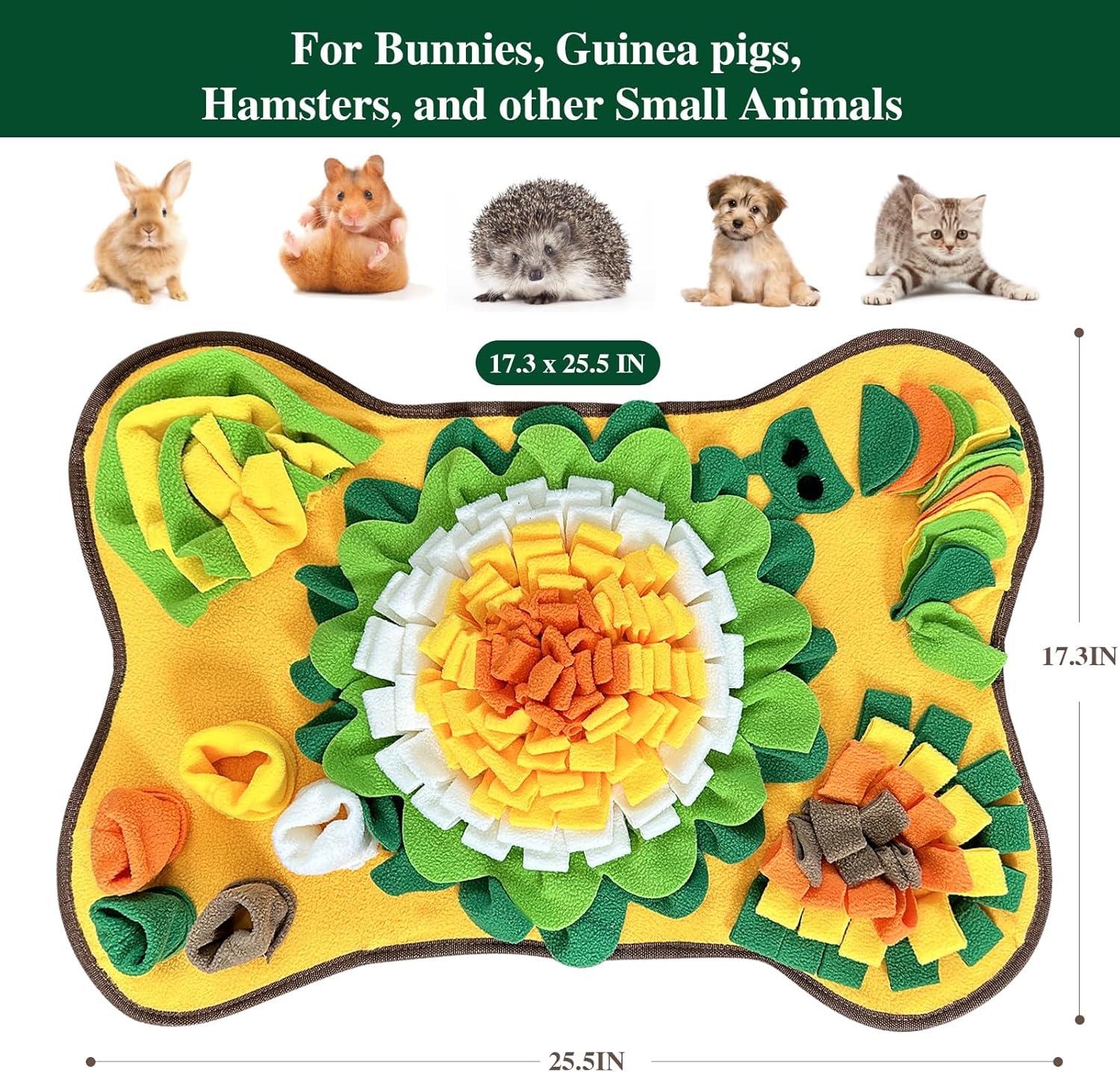 How Our Pets Stay Happy and Busy with This Cozy Foraging Mat