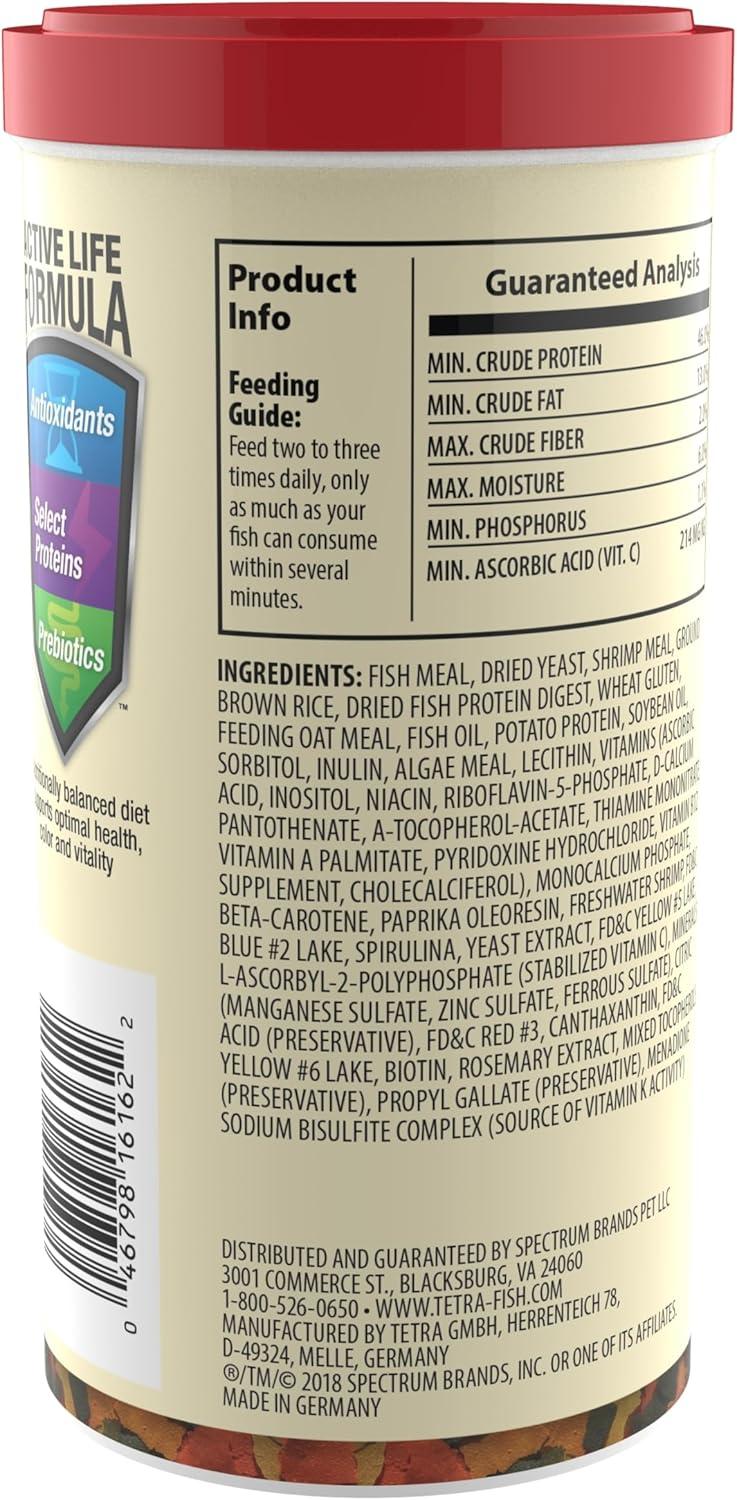 How We Keep Our Tropical Fish Vibrant and Healthy with Color-boosting Flakes