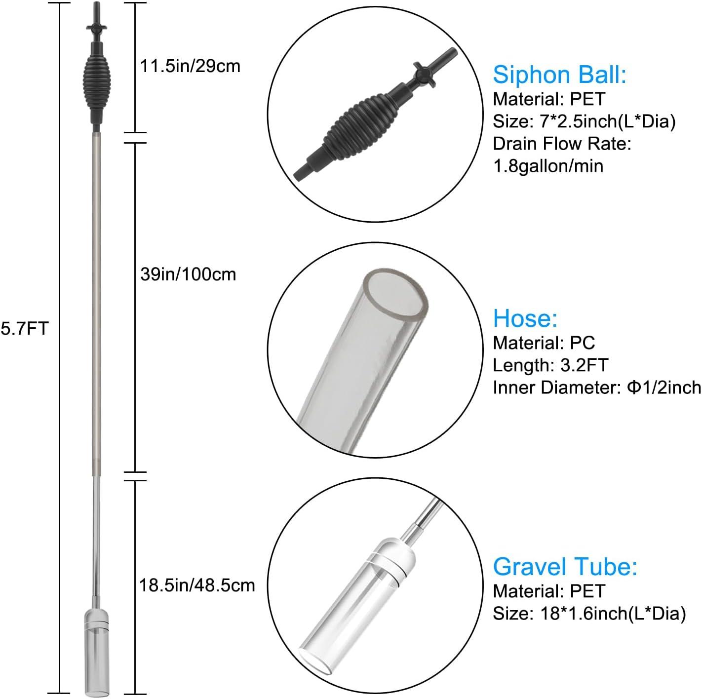 How‍ Our Tank‌ Always Stays Crystal‌ Clear with This Siphon Vacuum