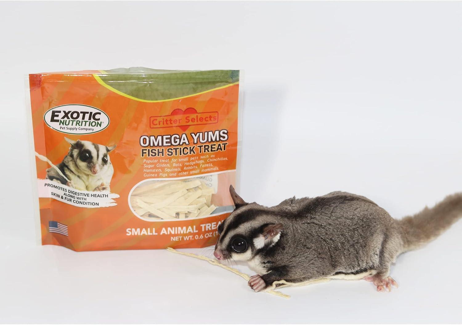 How Our sugar Gliders Thrived on These Natural Fish Stick Treats