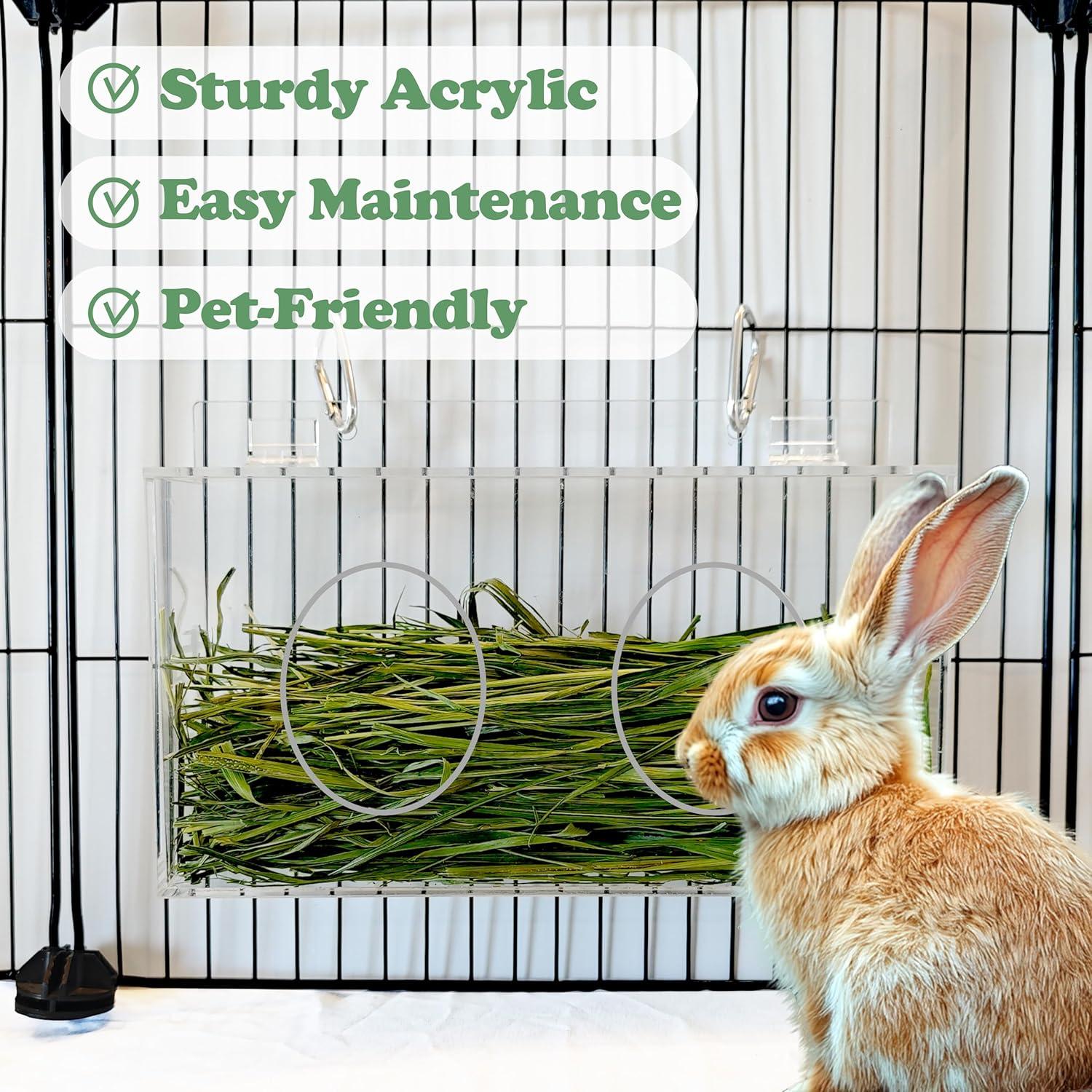 How Our Pets Thrive With This Space-Saving, Mess-Free Hay Feeder