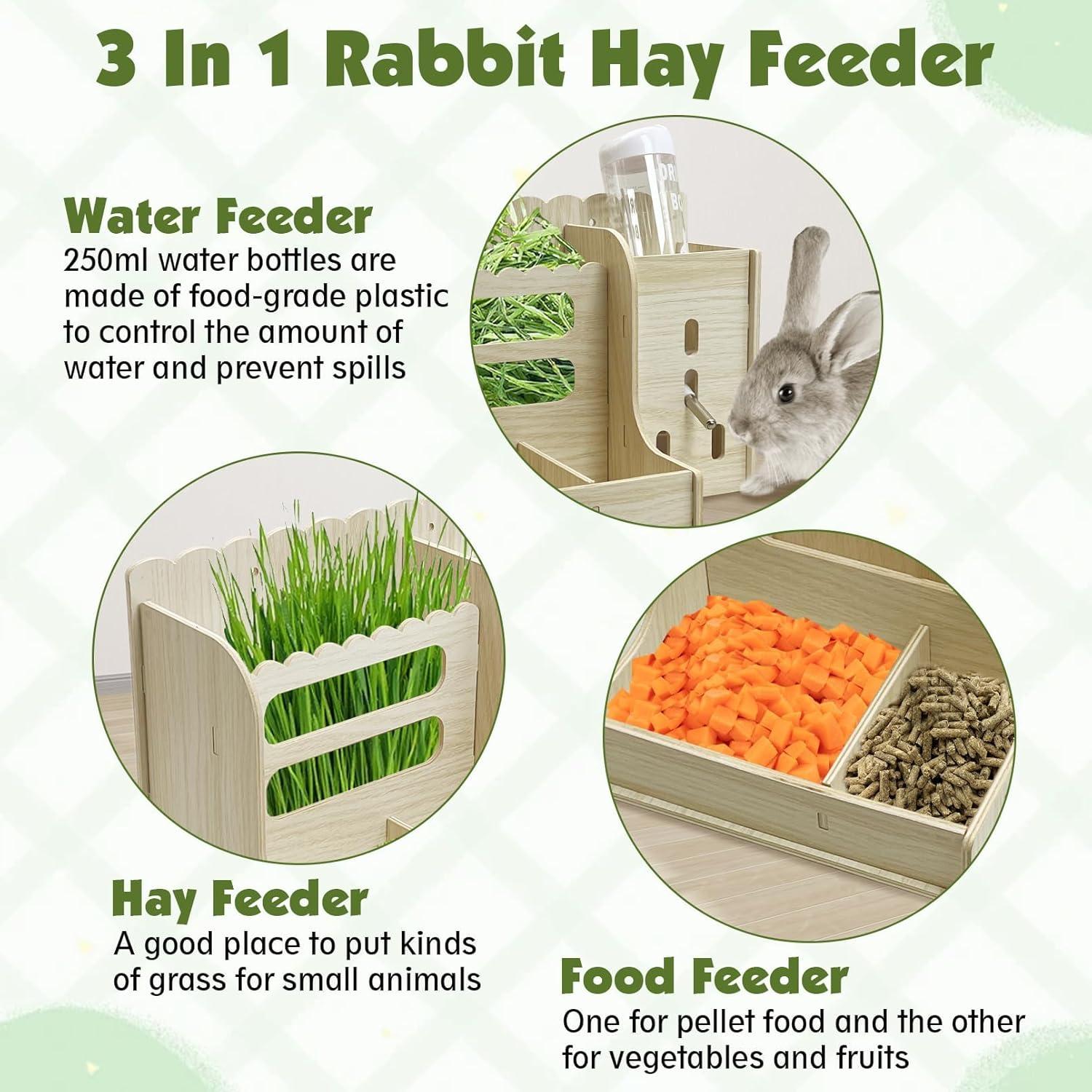 how Our Small ⁣Pets Enjoy Less ⁣Mess with This Wooden ⁢Hay Feeder