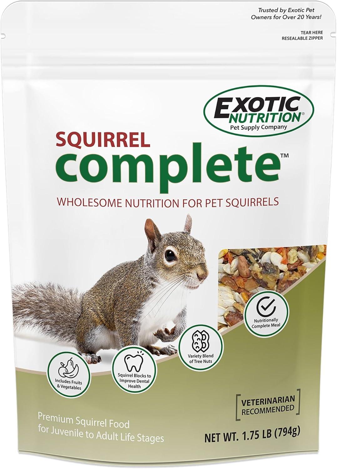 How We Found the Perfect Balanced Diet for Our Squirrels and Chipmunks