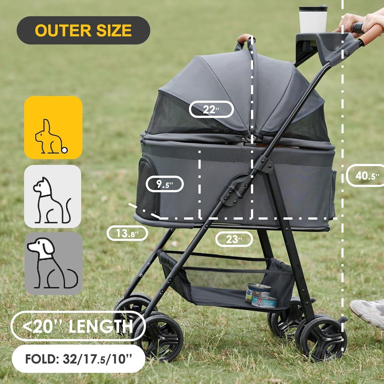 How ‍Our 3-in-1 Pet stroller ‍Simplifies Every ‍Adventure Together