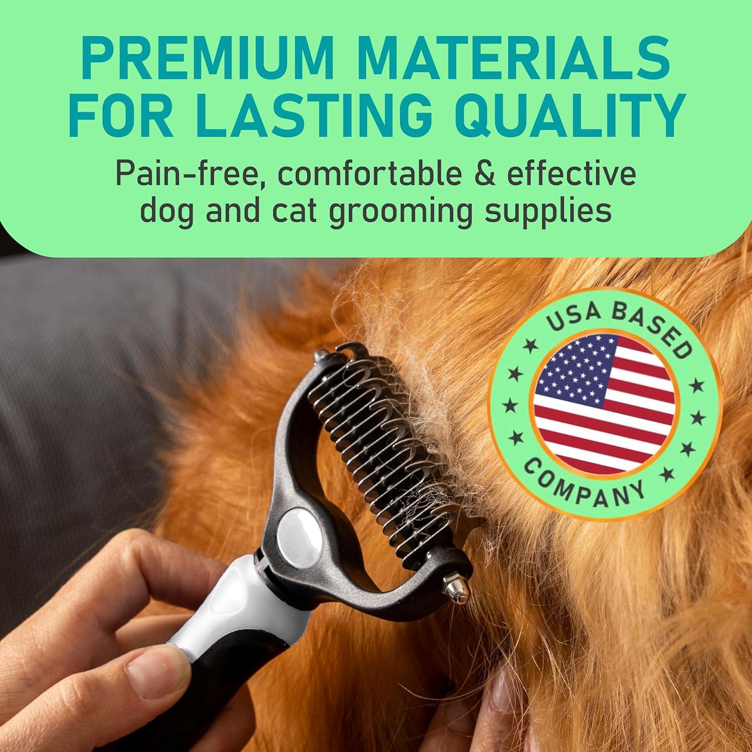 How We Cut Shedding Drastically with This Dual-Sided Pet ‌Brush
