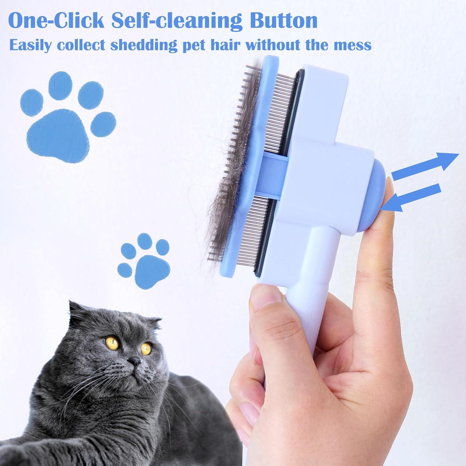How Our One-Clickā Grooming Brush⤠Transformed Pet Hair Care