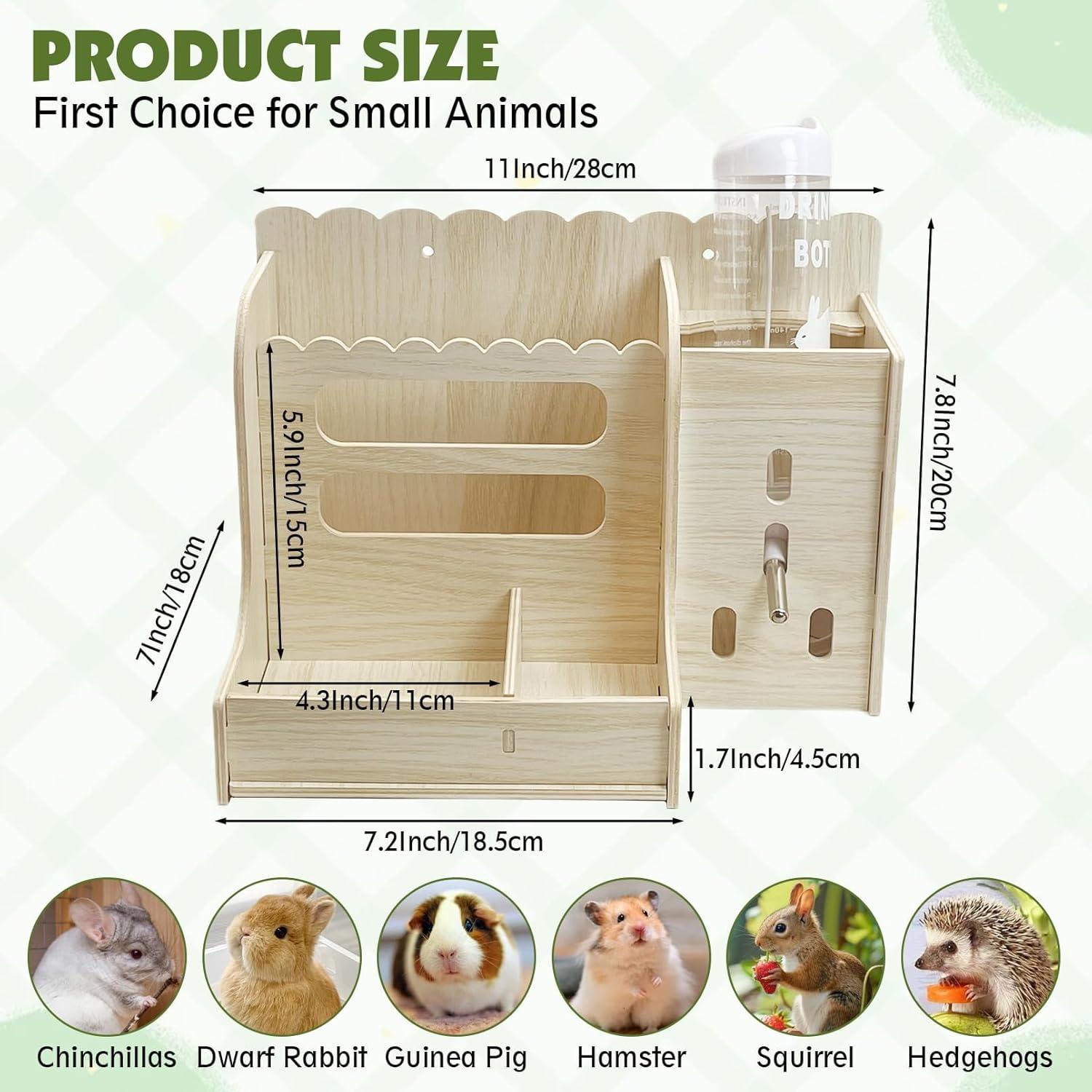 How Our Small ⁣Pets Enjoy Less‌ Mess with‍ This Wooden ‍Hay Feeder