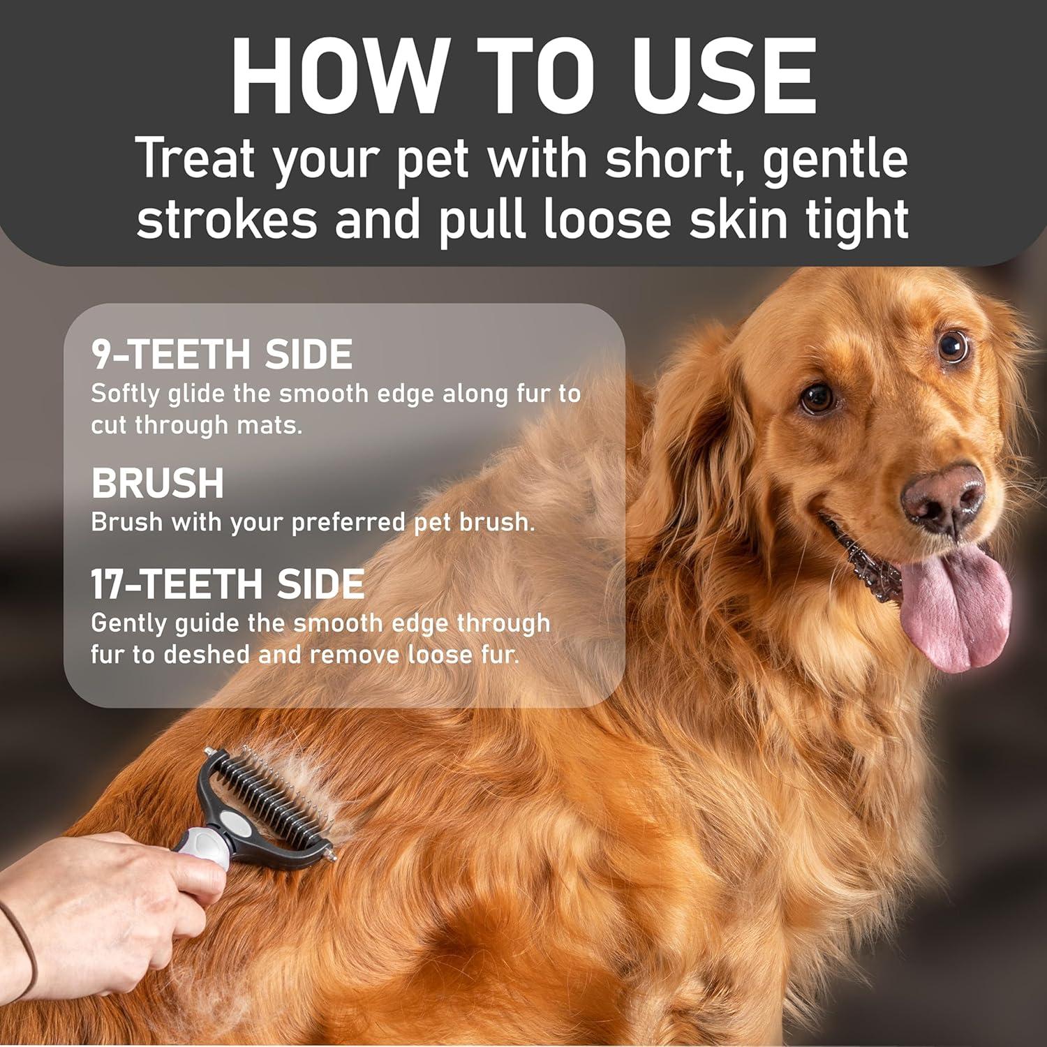 How We Cut Shedding Drastically with this Dual-Sided pet Brush