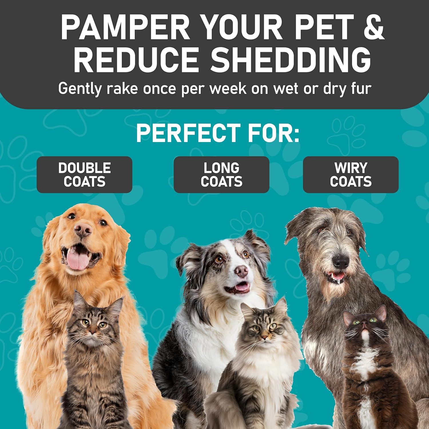 How We Cut​ Shedding Drastically⁢ with This Dual-Sided Pet Brush