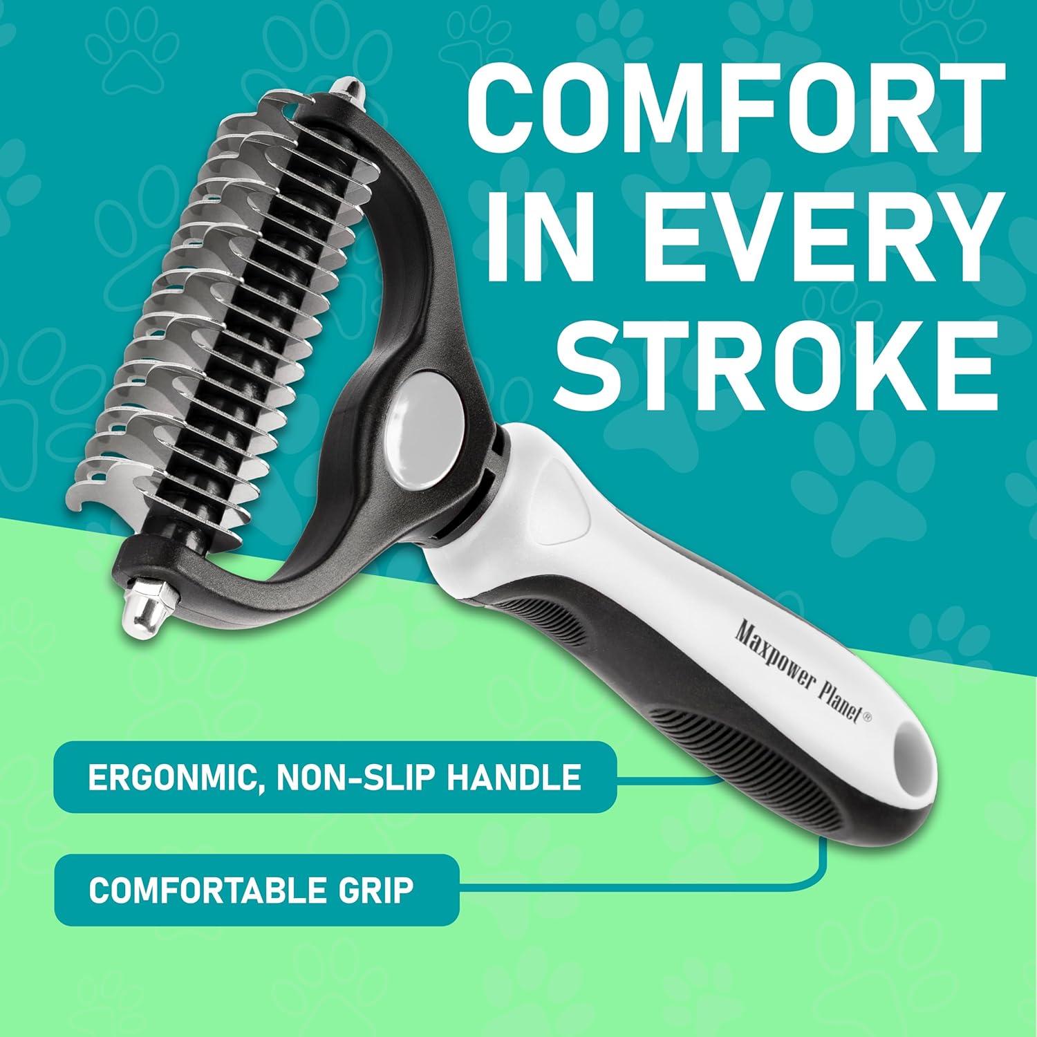 How We Cut Shedding Drastically with This Dual-Sided Pet⁣ Brush