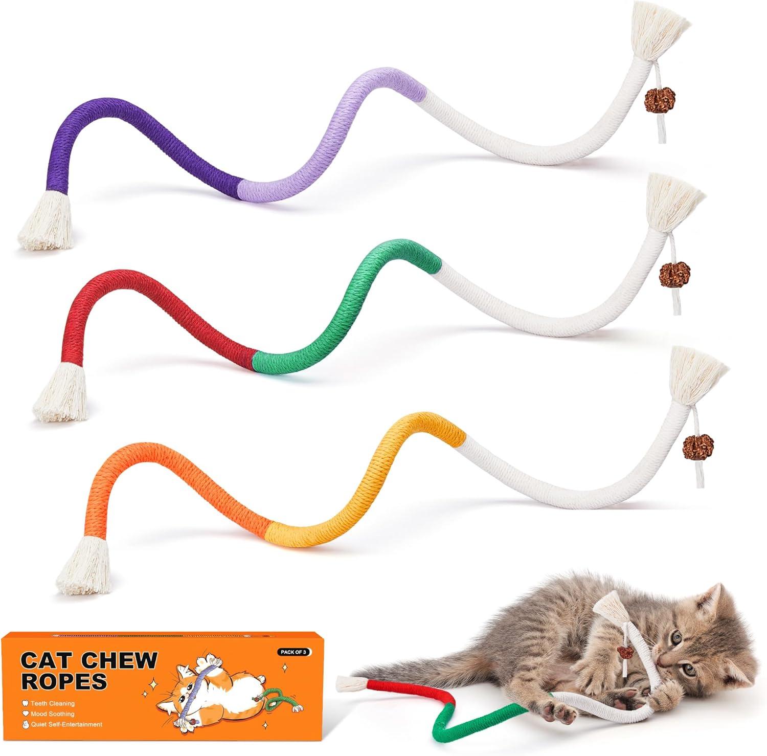 How ā¤Our Kittens Stay Happy and Healthy āwith Potaroma⢠Chew Ropes