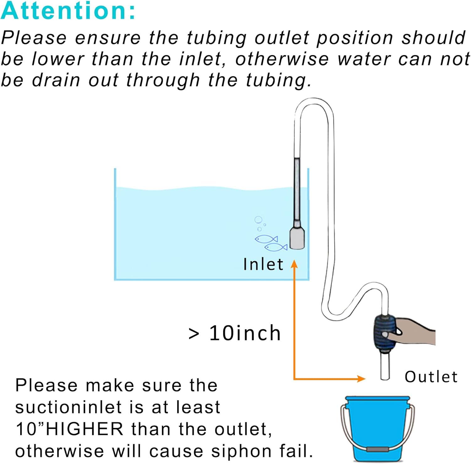 How Our Tank Always Stays Crystal Clear with This Siphon Vacuum