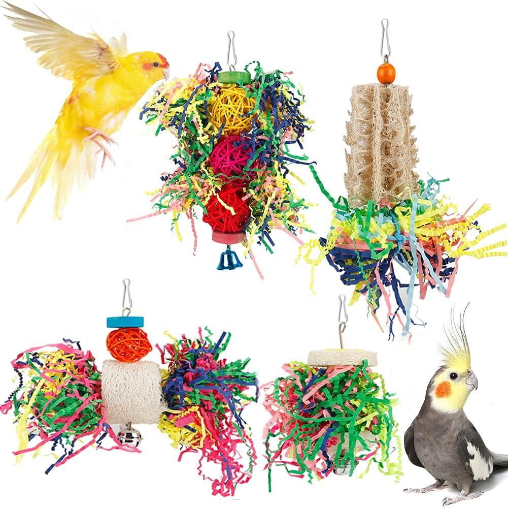 Top Bird Toys forā Shredding,⤠Foraging & chewing āFun 2024
