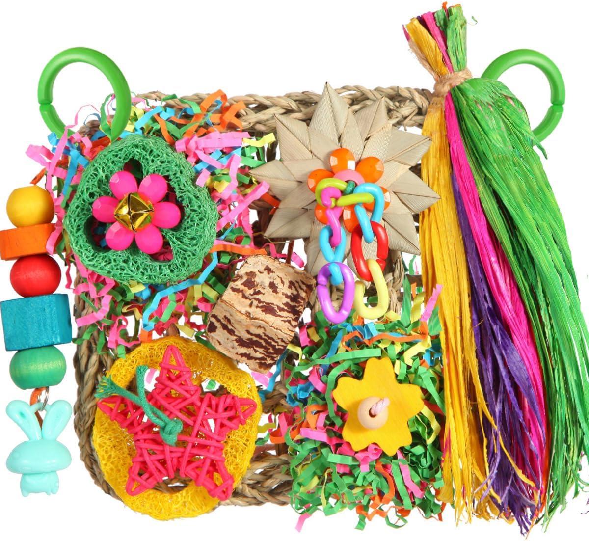 Top bird Toys for Shredding, Foraging & Chewing Fun 2024
