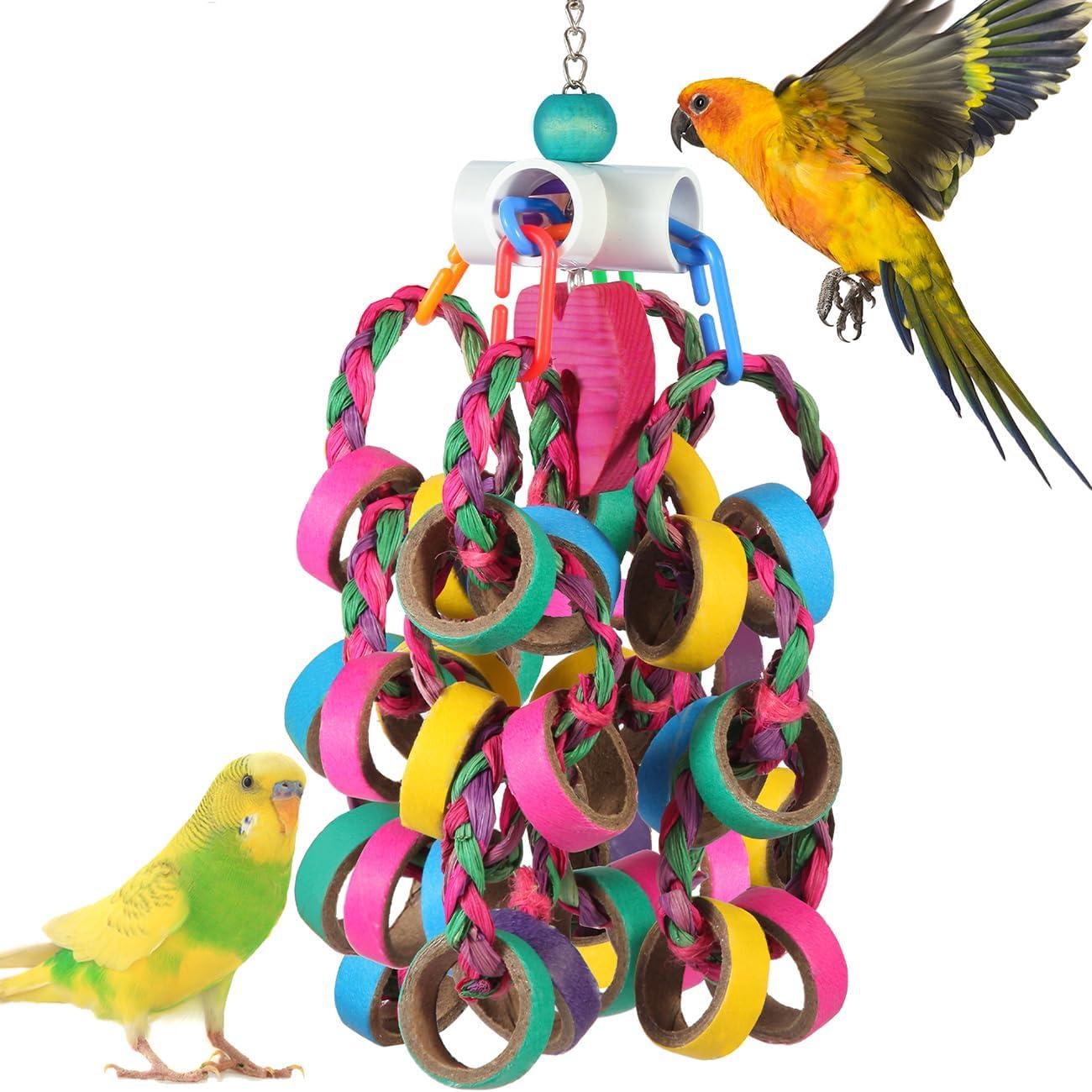 Top Bird⤠Toys for Shredding,Foraging & Chewing Fun 2024