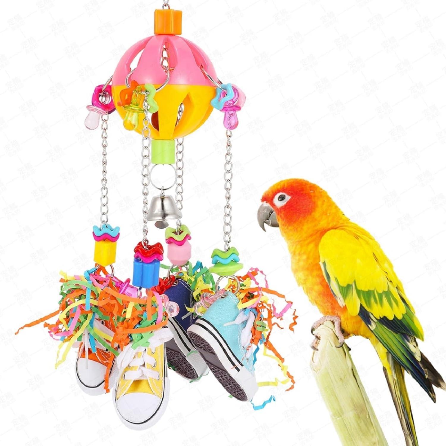 Top Bird Toys‍ & Perches for Parrots, Conures, ⁢and Poultry