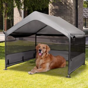 How Our Large Dog’s Outdoor Comfort Soared with This Breathable Shelter