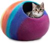 Why Our Cats Love This Cozy, Eco-Friendly Felt Hideaway